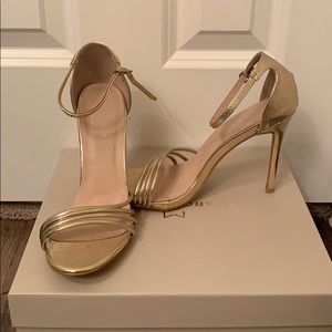 Gold heels
